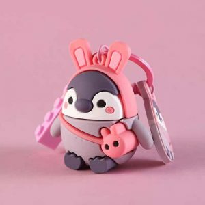 01003 Custom Soft PVC Cute Penguin Key Chains
