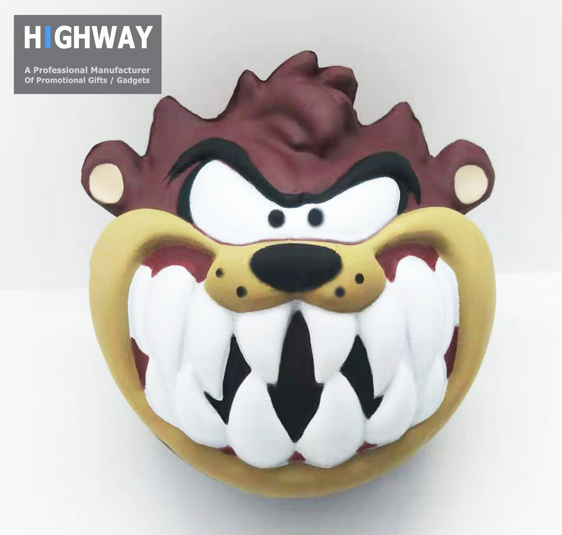 02004 Looney Tunes Tasmanian Devil Squeeze Slow Rise Toys