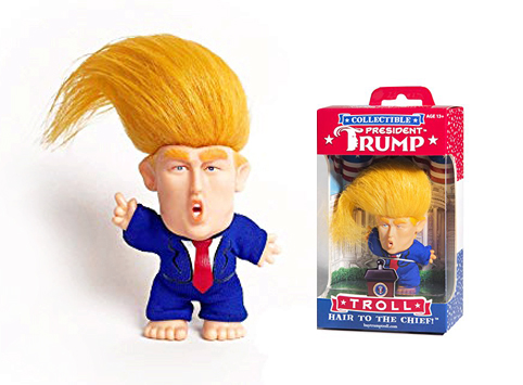 04002 Collectible President Donald Trump Troll Doll - Hair to the Chie