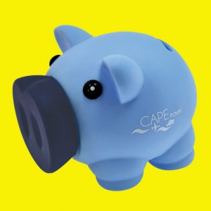 06001 Cute Rubber Pig Banks