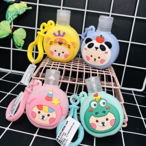 05007 Kids Empty Hand Sanitizer Holder Keychain Carrier