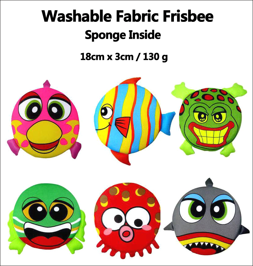 05009 Washable Fabric Frisbee (Sponge Inside)